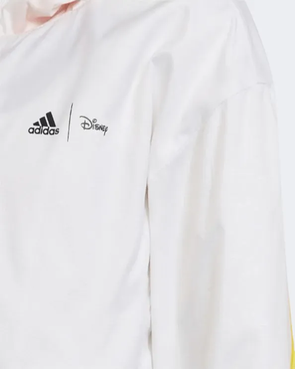 Adidas X Disney Mickey Mouse Windbreaker Kids-Unisex Training Jacket White/Yellow Hk6651