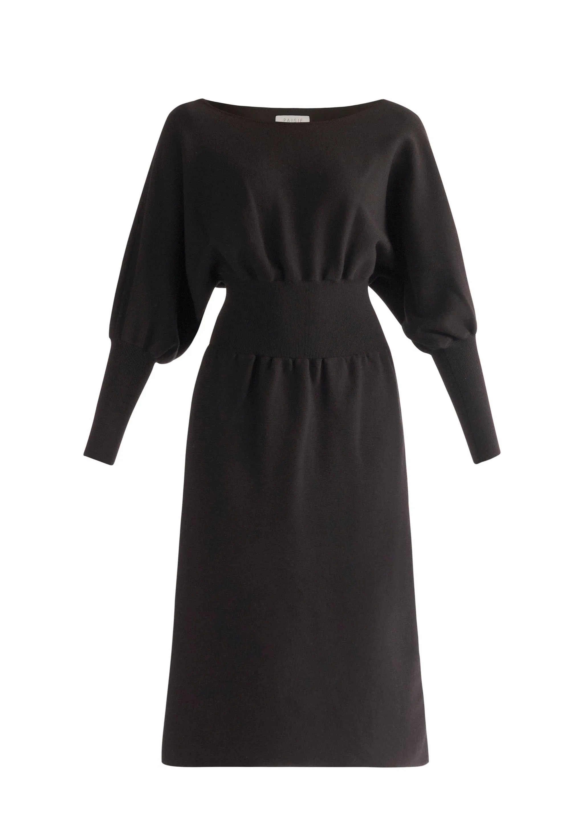 Balloon Sleeve Knitted Dress