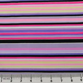Berry Multi Stripe Cotton Print