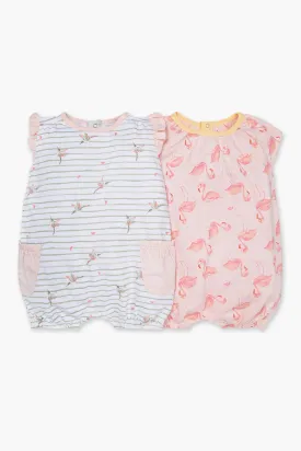 Burt's Bees Happy Hummingbird Bubble 2-Pack Baby Girls Set