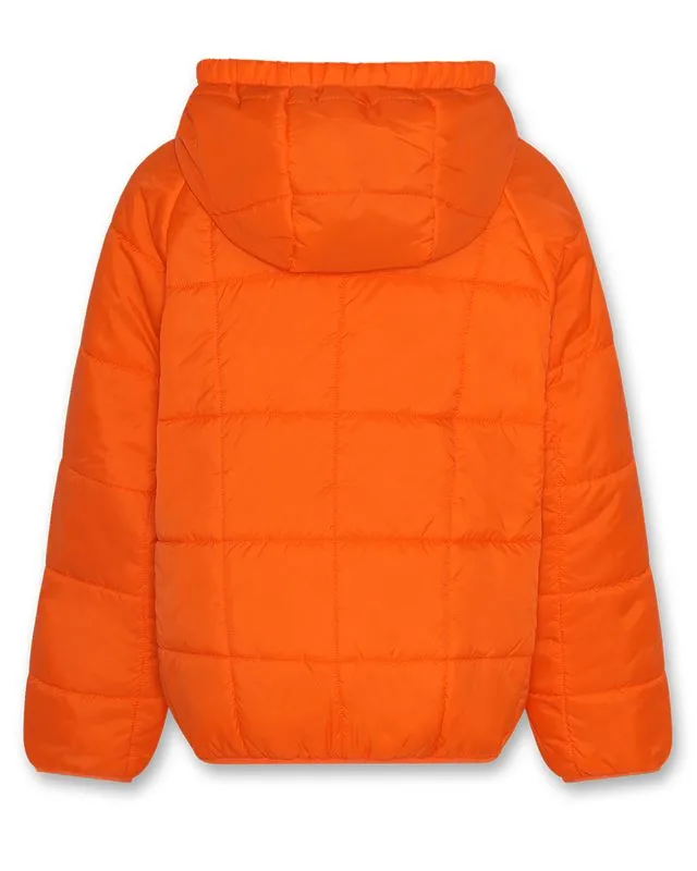 carlos reversible windbreaker -  orange
