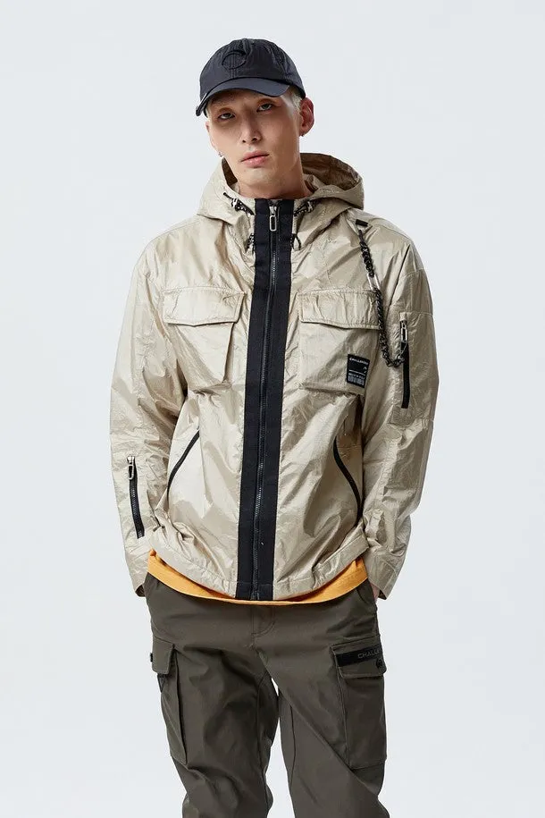 [CHALLENGER] Tyvek Pocket Full Zip Hoodie Windbreaker(Uni)_CHA3UJK0010GD