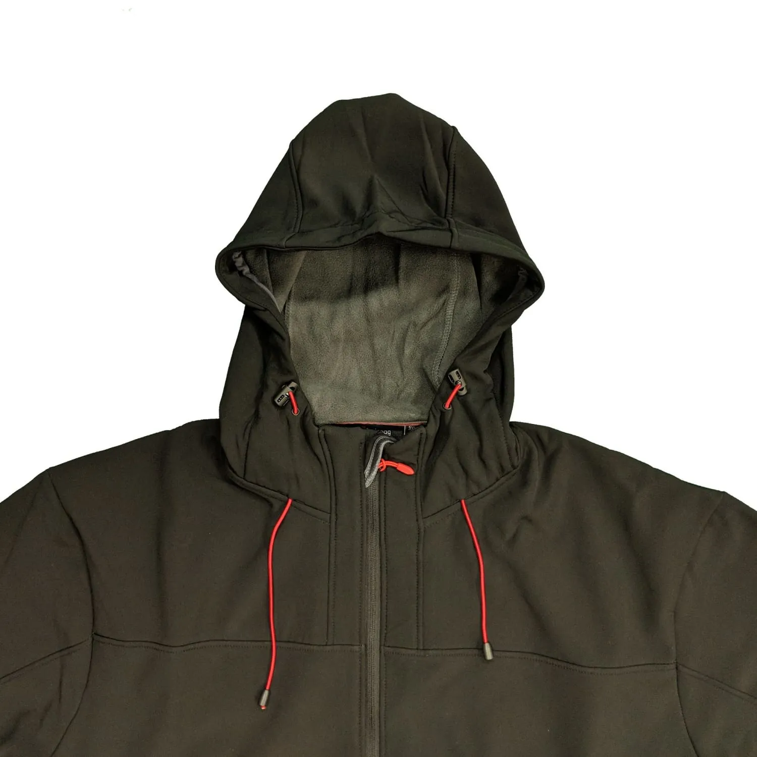 Espionage Soft Shell Full Zip Jacket - FL016 - Black