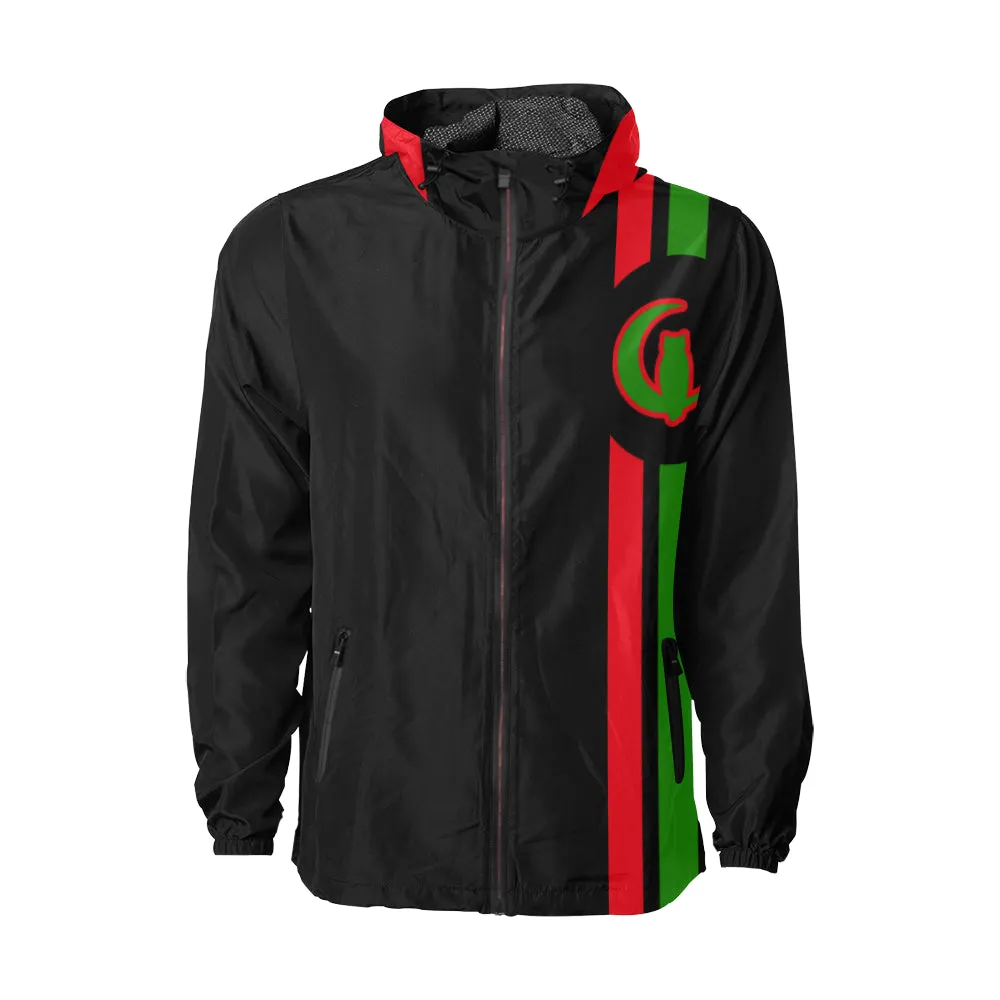 FRESH UP NUBIAN All Over Print Windbreaker for Unisex