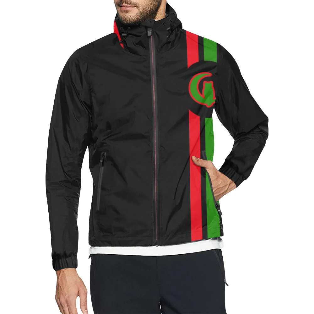 FRESH UP NUBIAN All Over Print Windbreaker for Unisex