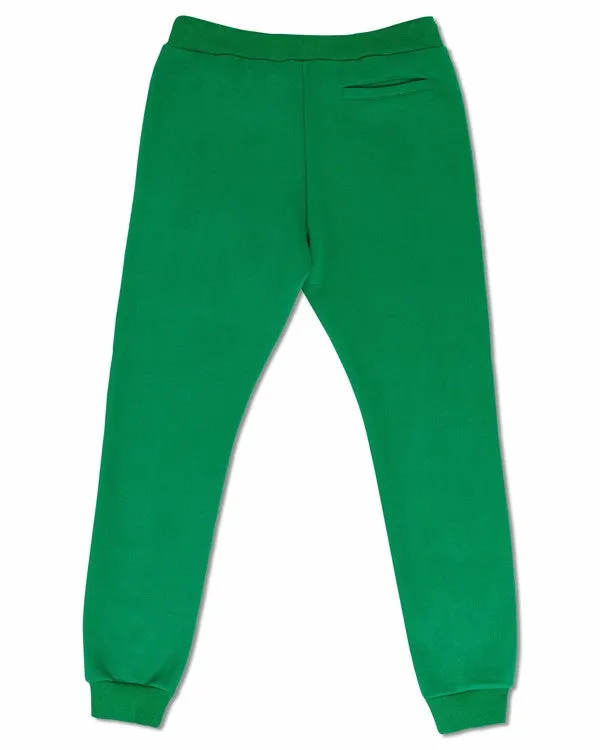 Green Spring Break Chenile Patch Graphic Jogger