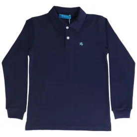Harry L/S Polo-Navy