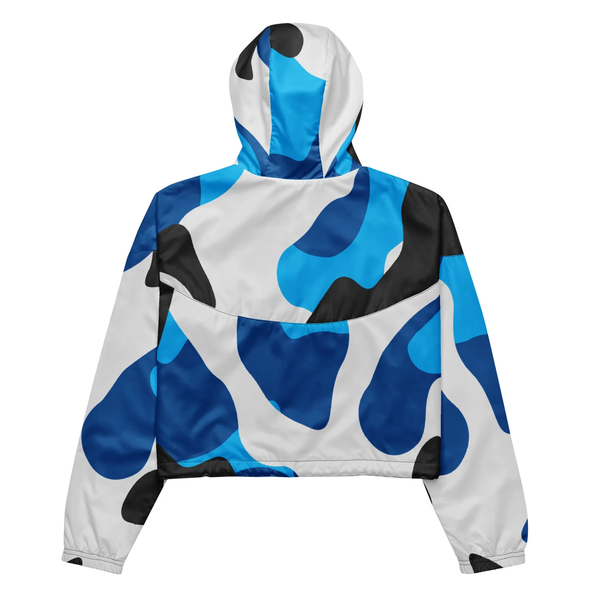Humble Sportswear™ Women’s Farah Blue Cropped Windbreaker