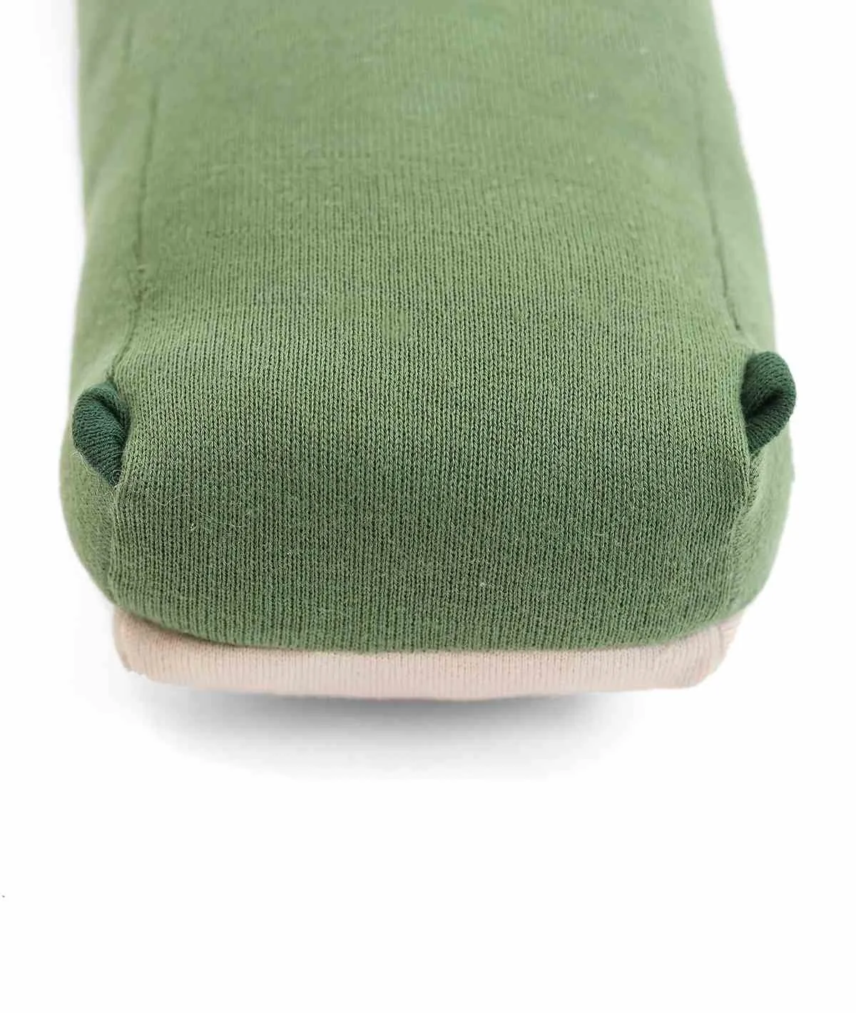 Jaws Crocodile Cotton Knitted Stuffed Soft Toy (Fusion Mint, Bermuda Green & Shell)