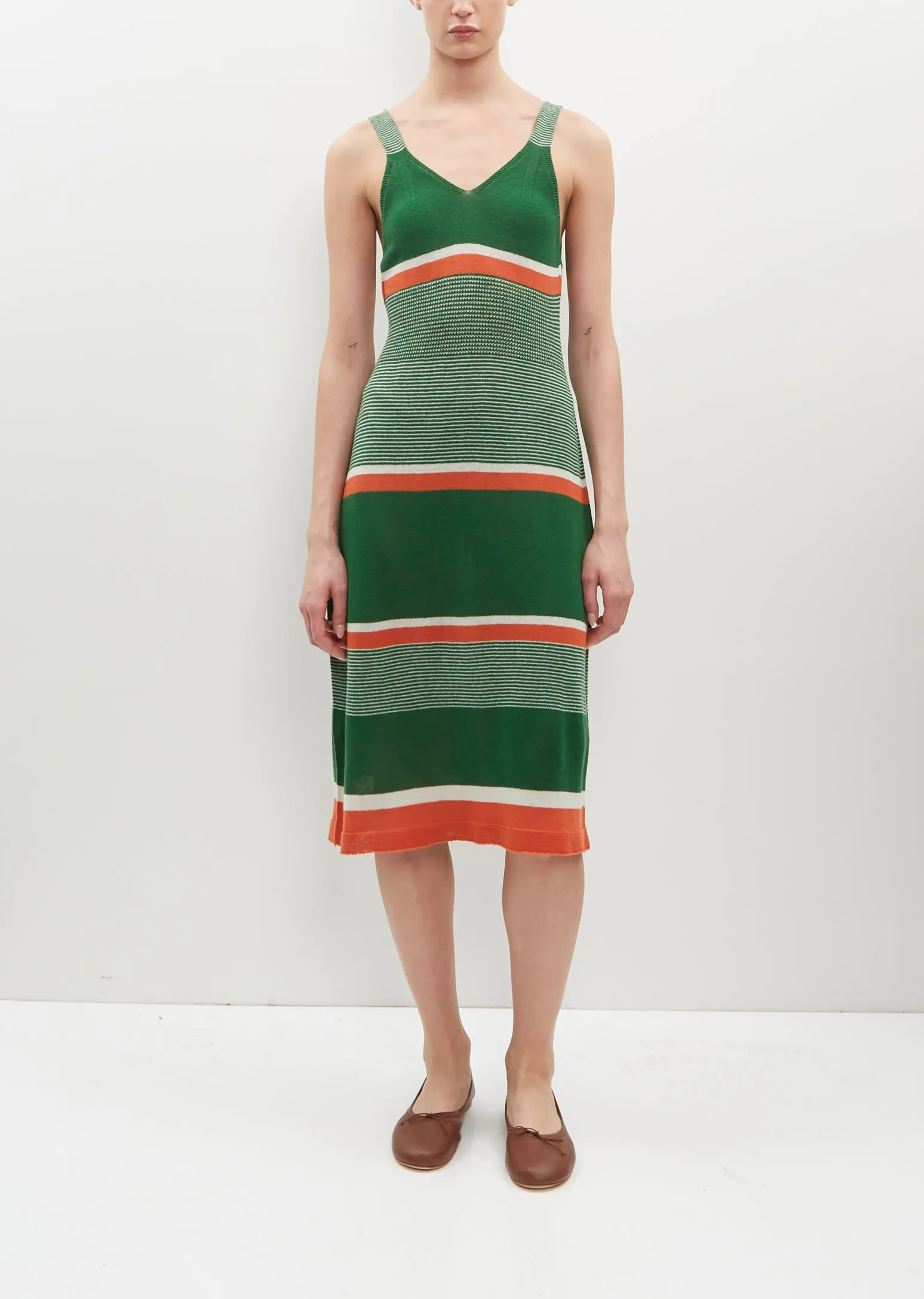 Knitted Stripe Dress