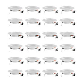 LED Recessed Downlight - 6 inch - 15W - 24 Pack -  Selectable 5 CCTs - Triac Dimming - ETL & ES