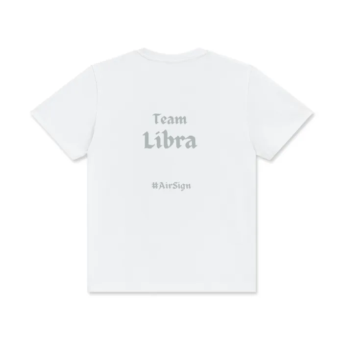 Libra Crew Neck Cotton T-Shirt