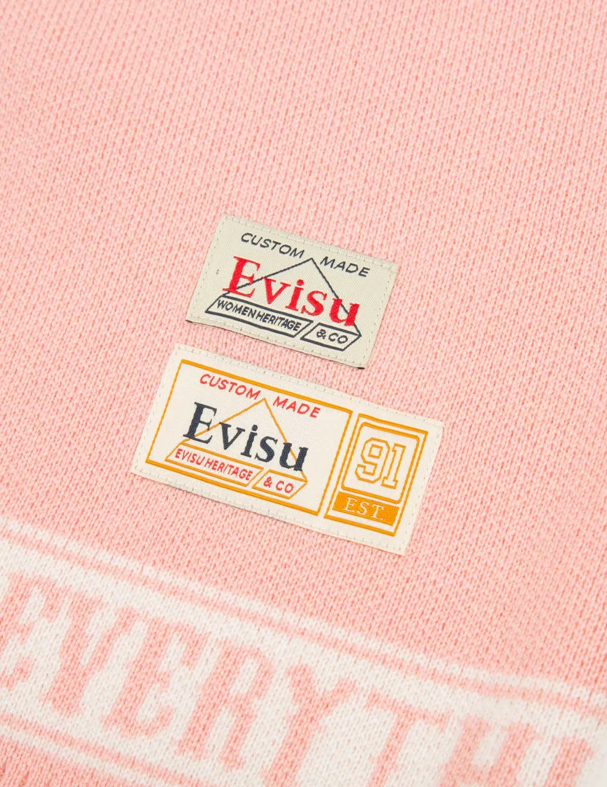 Logo and Kamon Jacquard Knitted Sweater