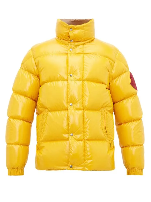 Moncler Genius 1952 Dervaux Short Down Jacket Yellow