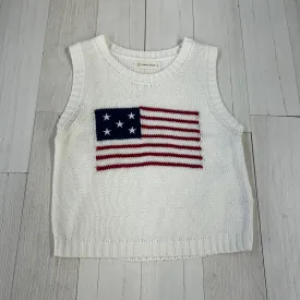Ocean Drive American Flag Graphic Sweater Tank