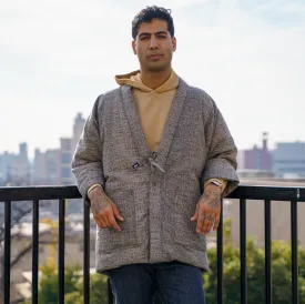 OD ZT "Kasuri" Down Haori Jacket