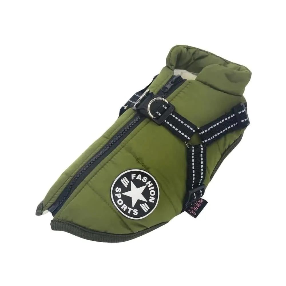 PupSki Pro™ - Waterproof Jacket Harness