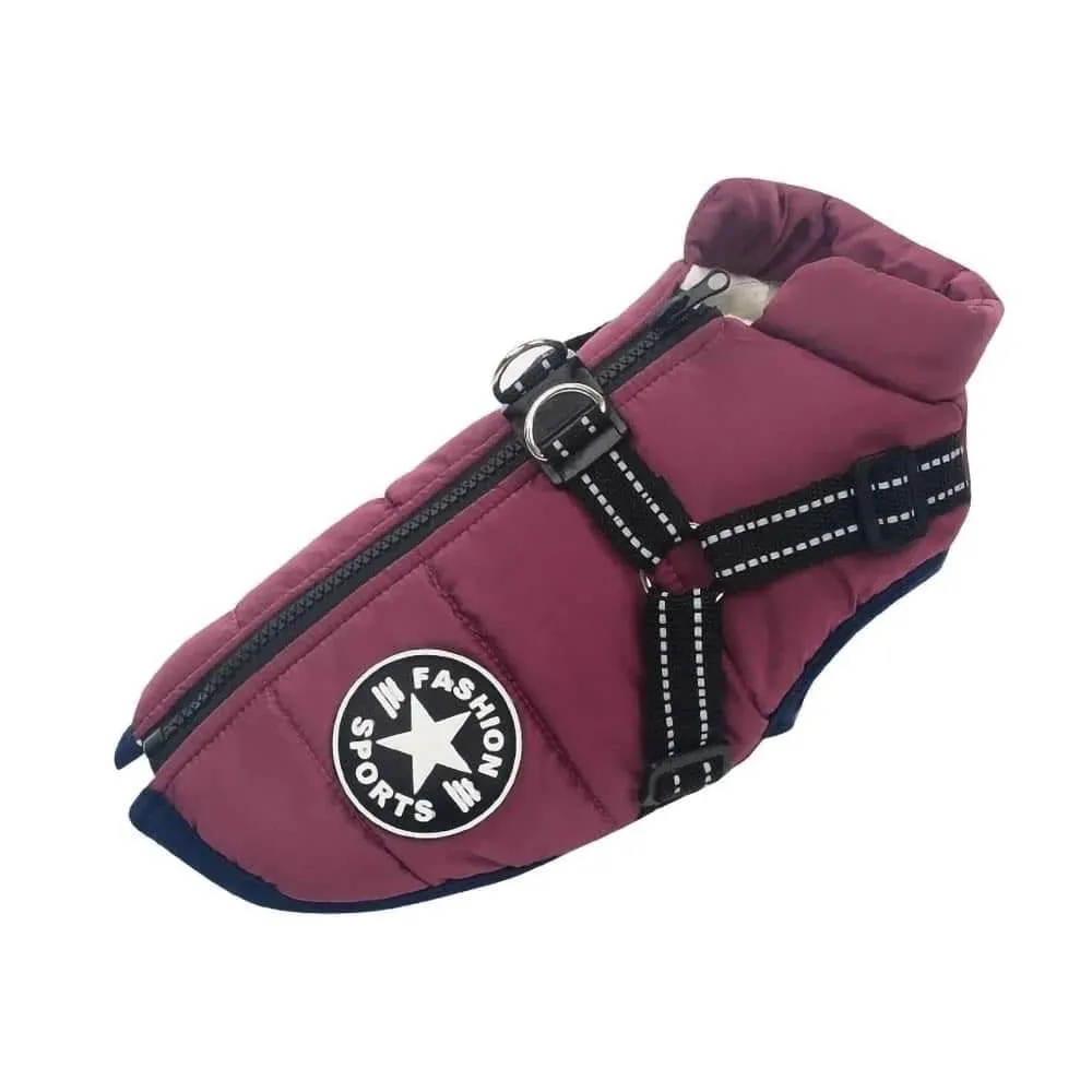 PupSki Pro™ - Waterproof Jacket Harness