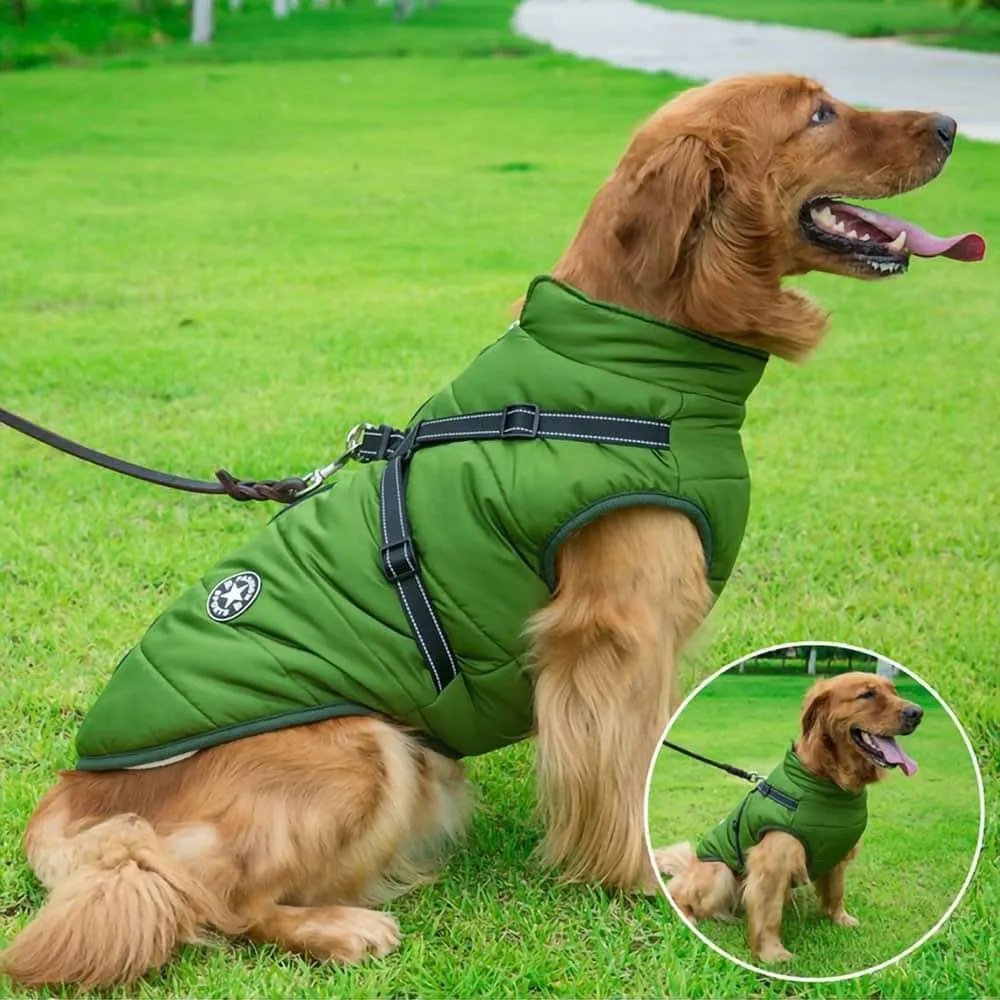 PupSki Pro™ - Waterproof Jacket Harness
