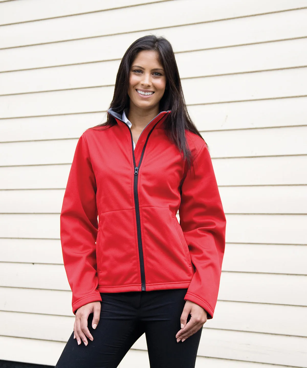 Red - Women's Core softshell jacket