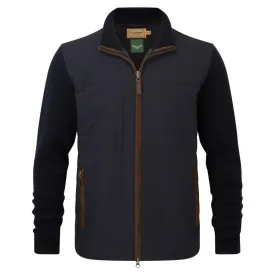 Schoffel Hybrid Mens Lambswool Jacket - Navy