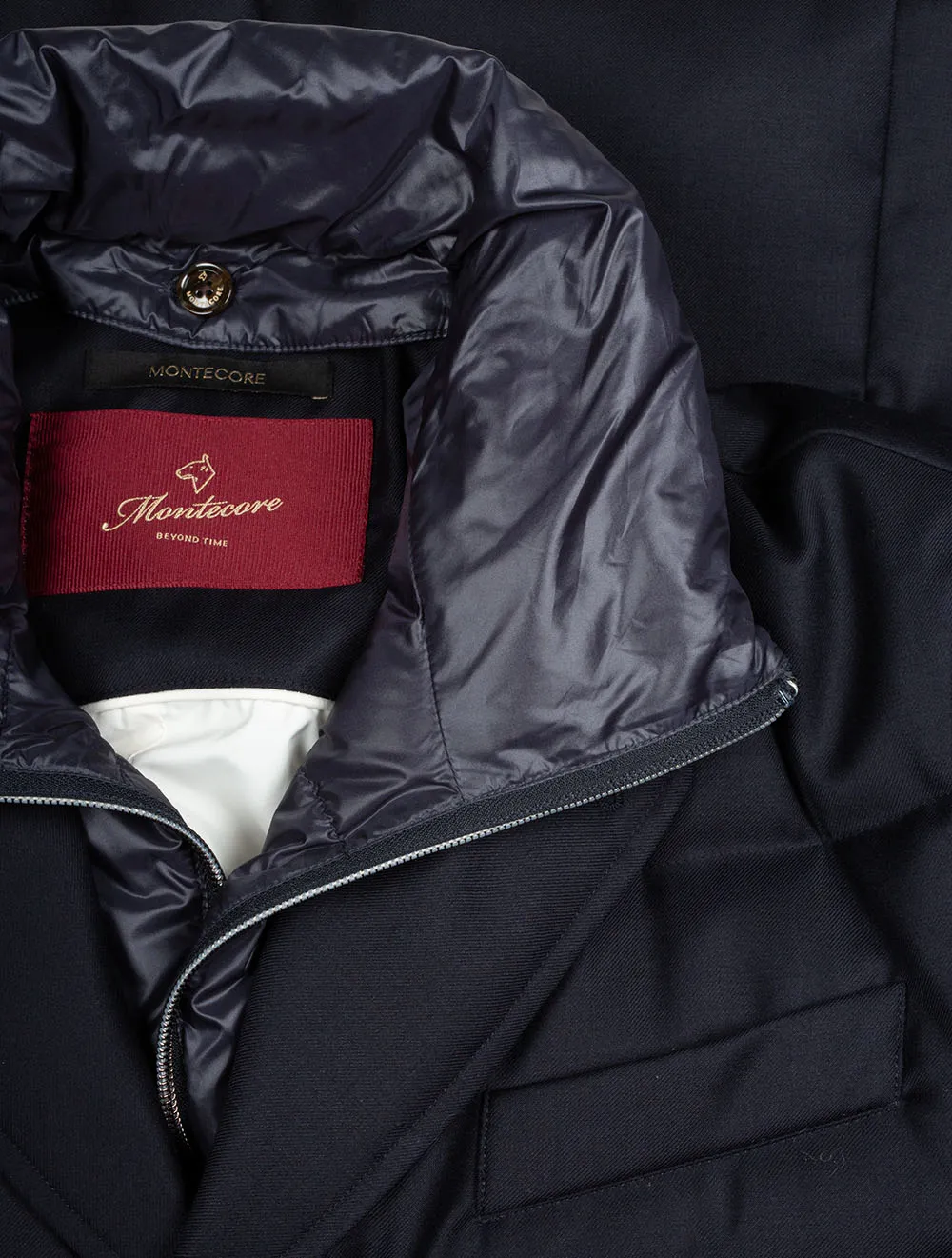 Short Down Jacket Navy