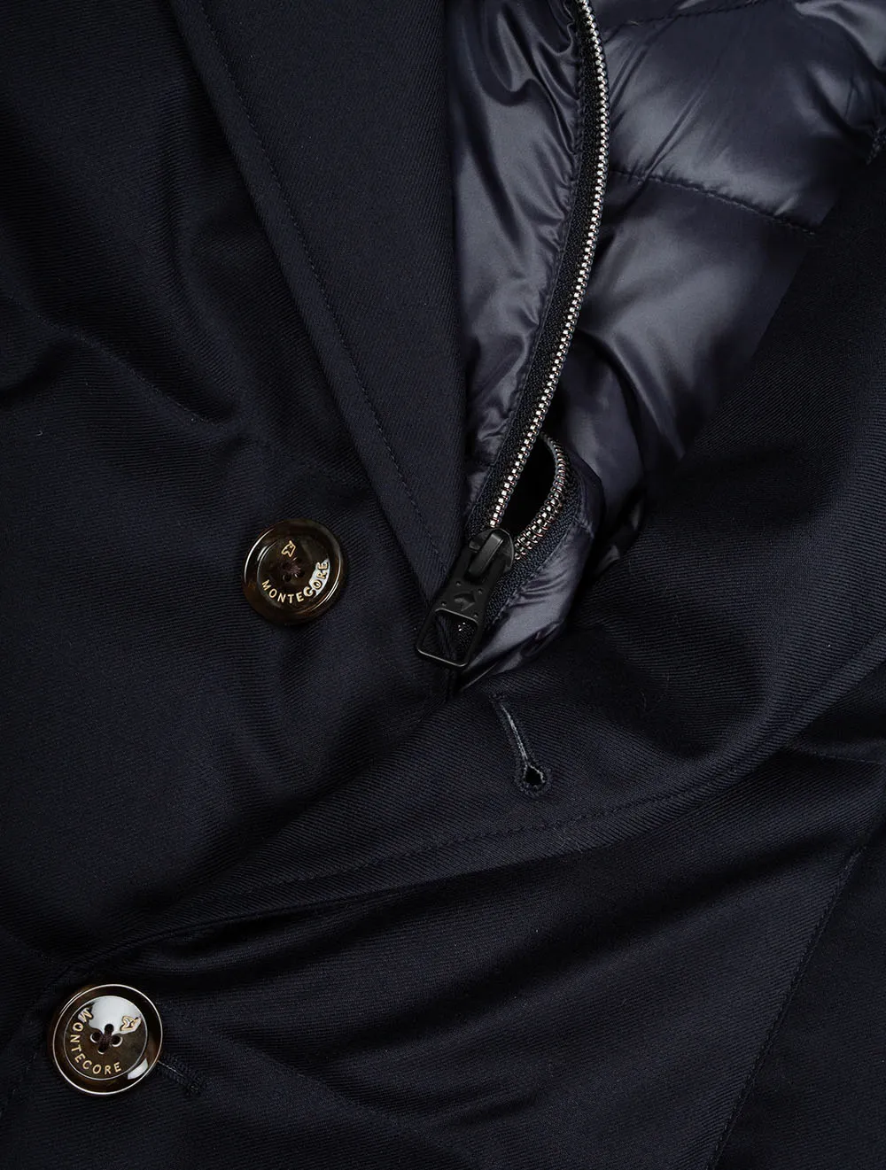 Short Down Jacket Navy