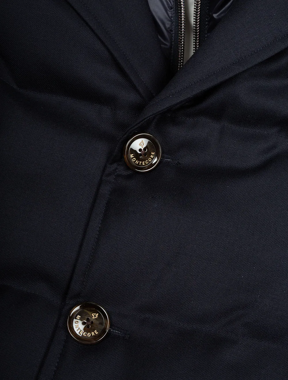 Short Down Jacket Navy