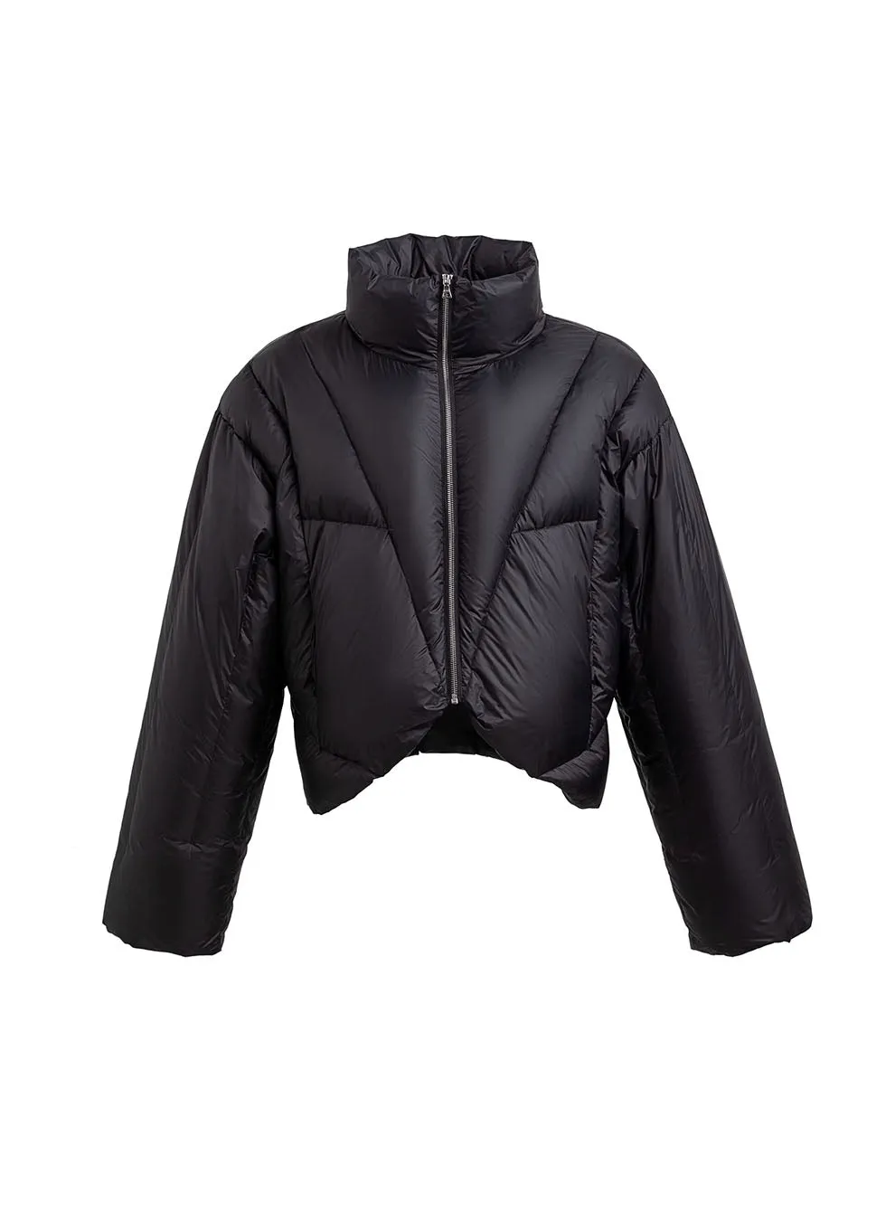 Short Length White Duck Down Jacket