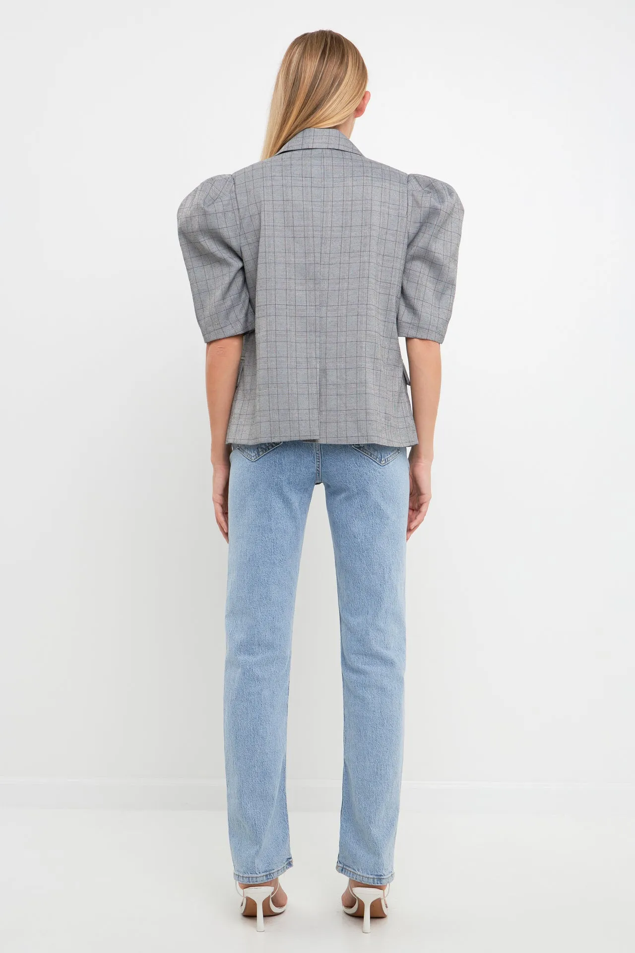 Short Puff Sleeve Jacket