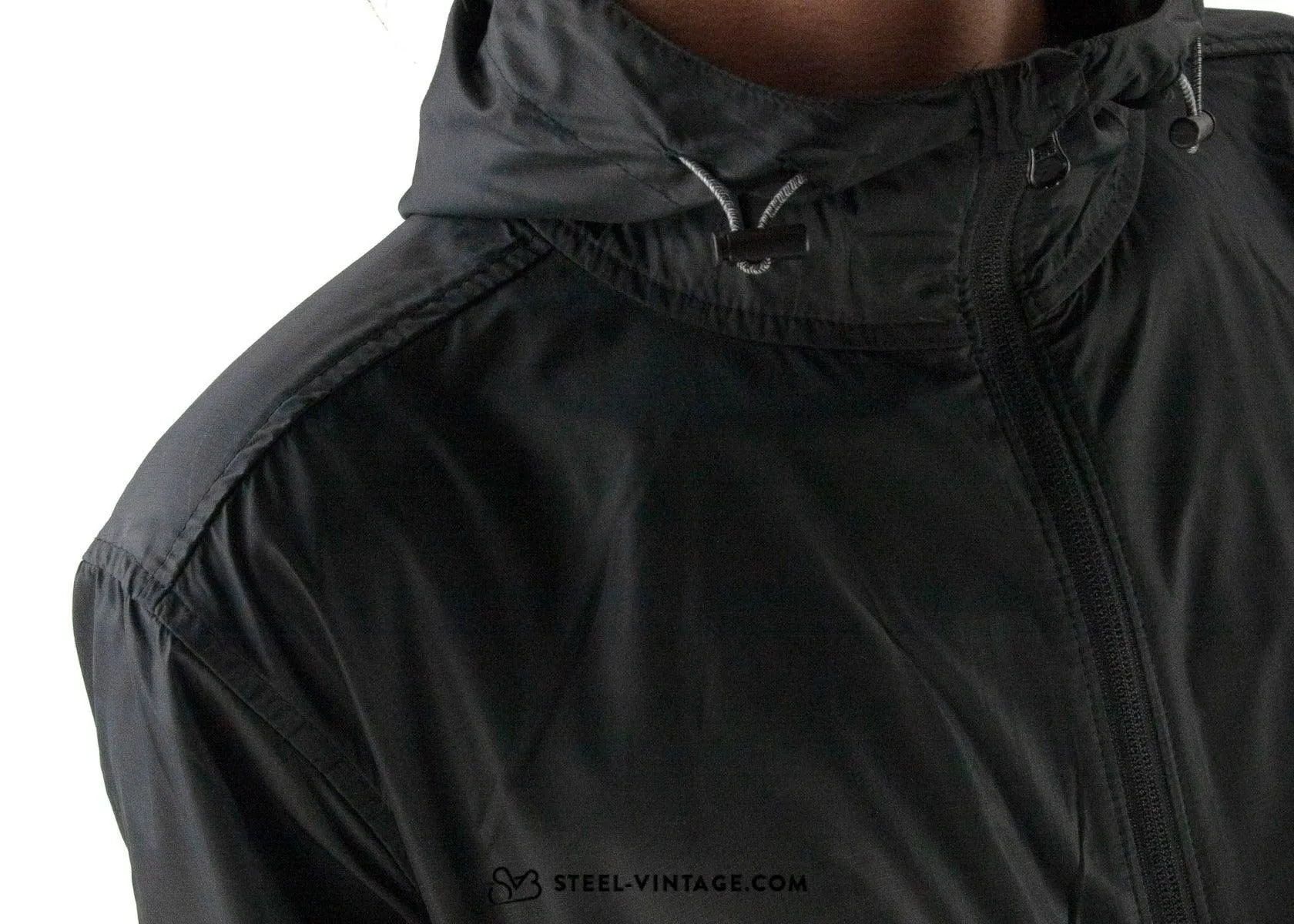 Steel Vintage Bikes Windbreaker Berlin Bear - Black