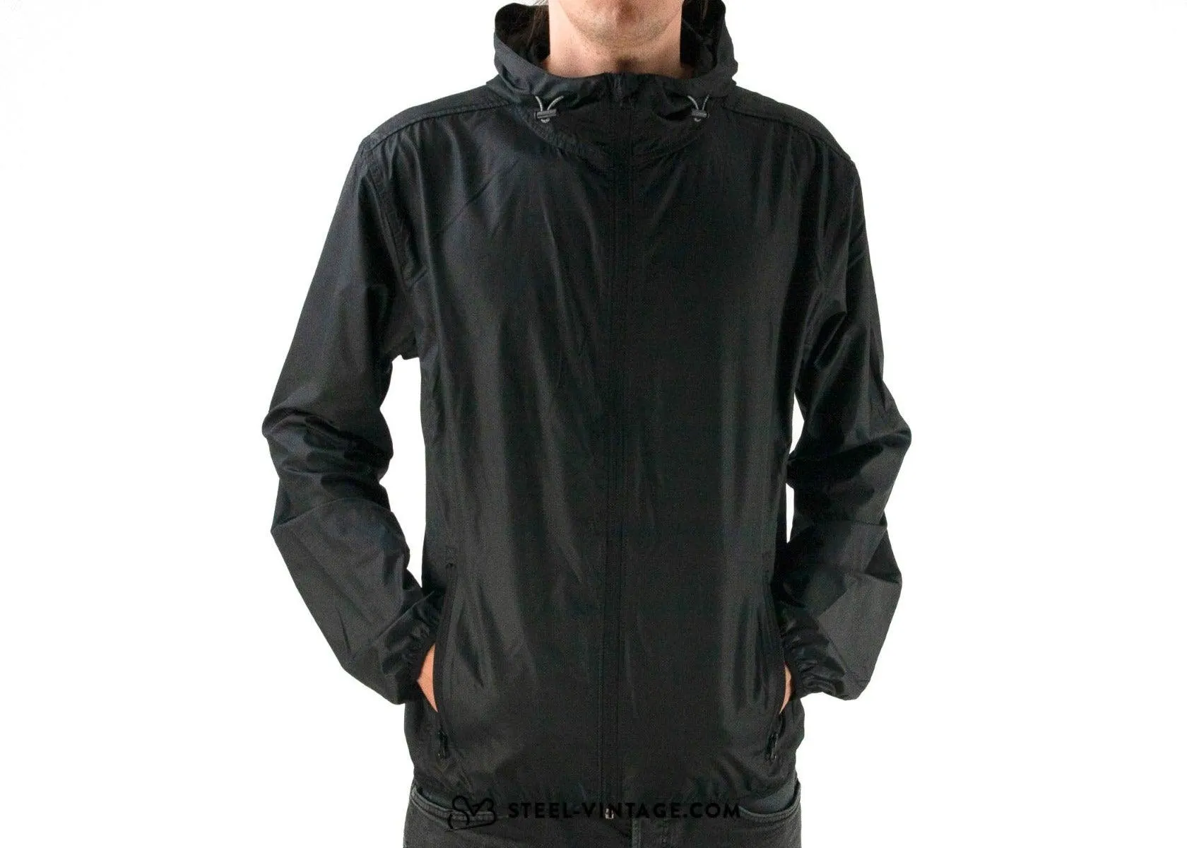 Steel Vintage Bikes Windbreaker Berlin Bear - Black