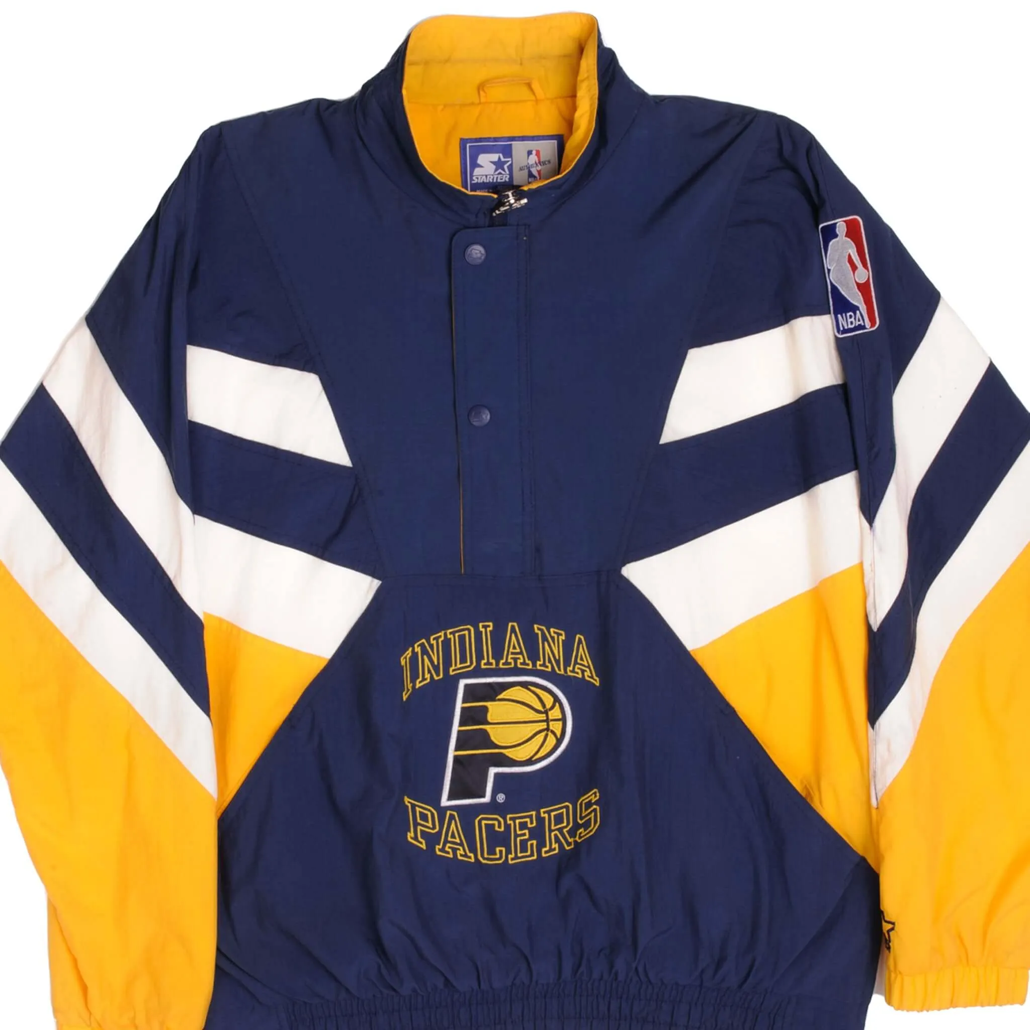 VINTAGE NBA STARTER INDIANA PACERS 1990S JACKET WINDBREAKER SIZE XL