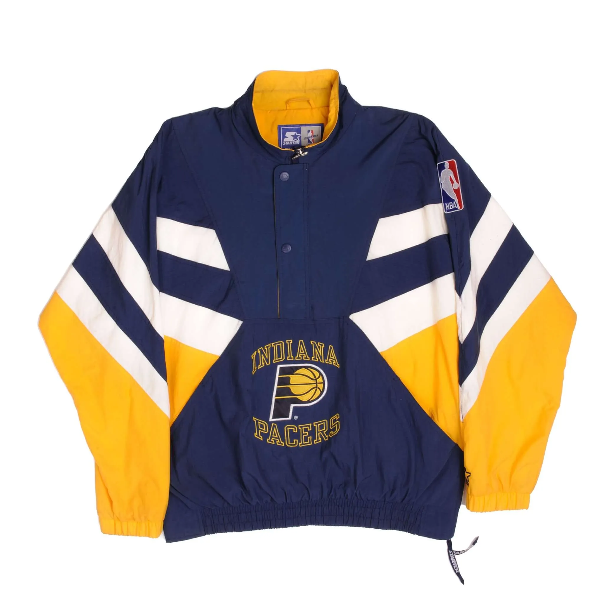 VINTAGE NBA STARTER INDIANA PACERS 1990S JACKET WINDBREAKER SIZE XL