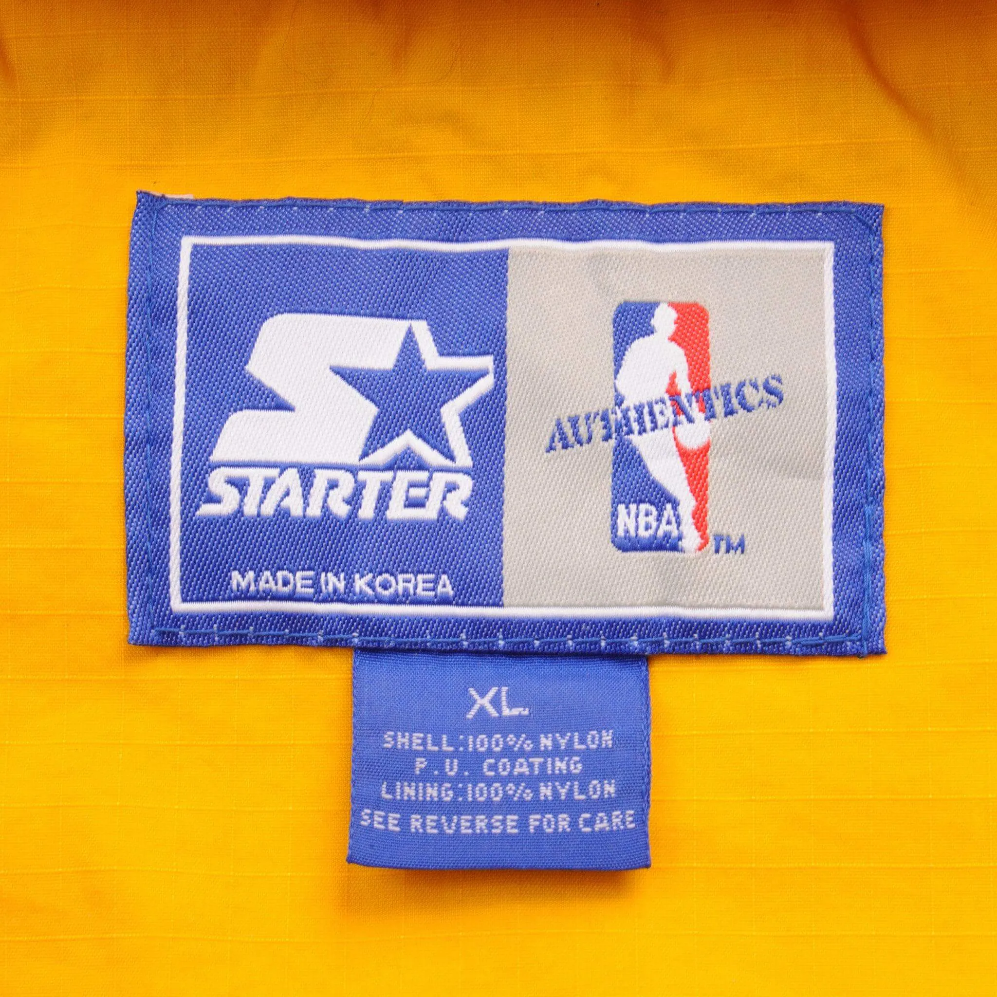 VINTAGE NBA STARTER INDIANA PACERS 1990S JACKET WINDBREAKER SIZE XL