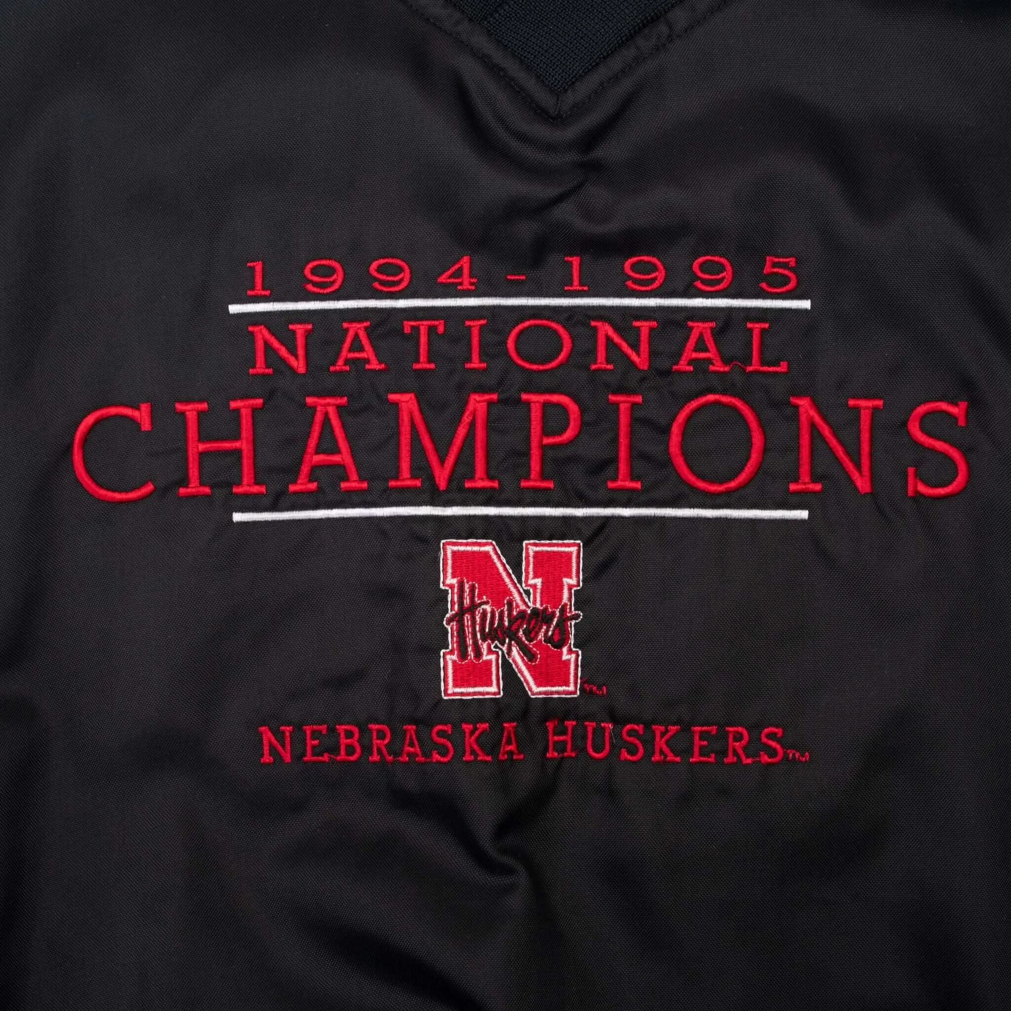 VINTAGE NCAA NEBRASKA HUSKERS 1995 PRO PLAYER PULLOVER WINDBREAKER JACKET XL