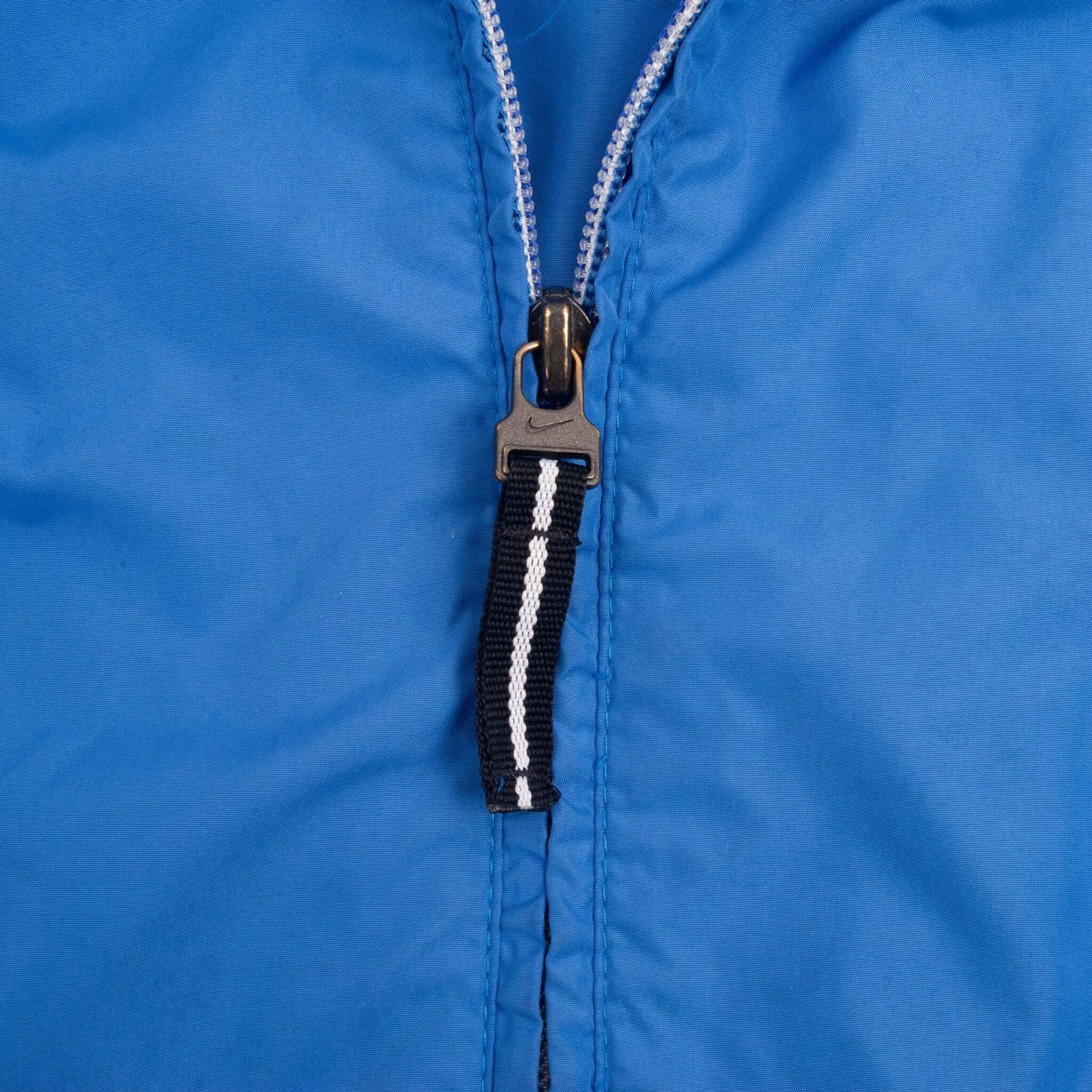 VINTAGE NIKE CLASSIC BLUE WINDBREAKER JACKET 2000S SIZE MEDIUM
