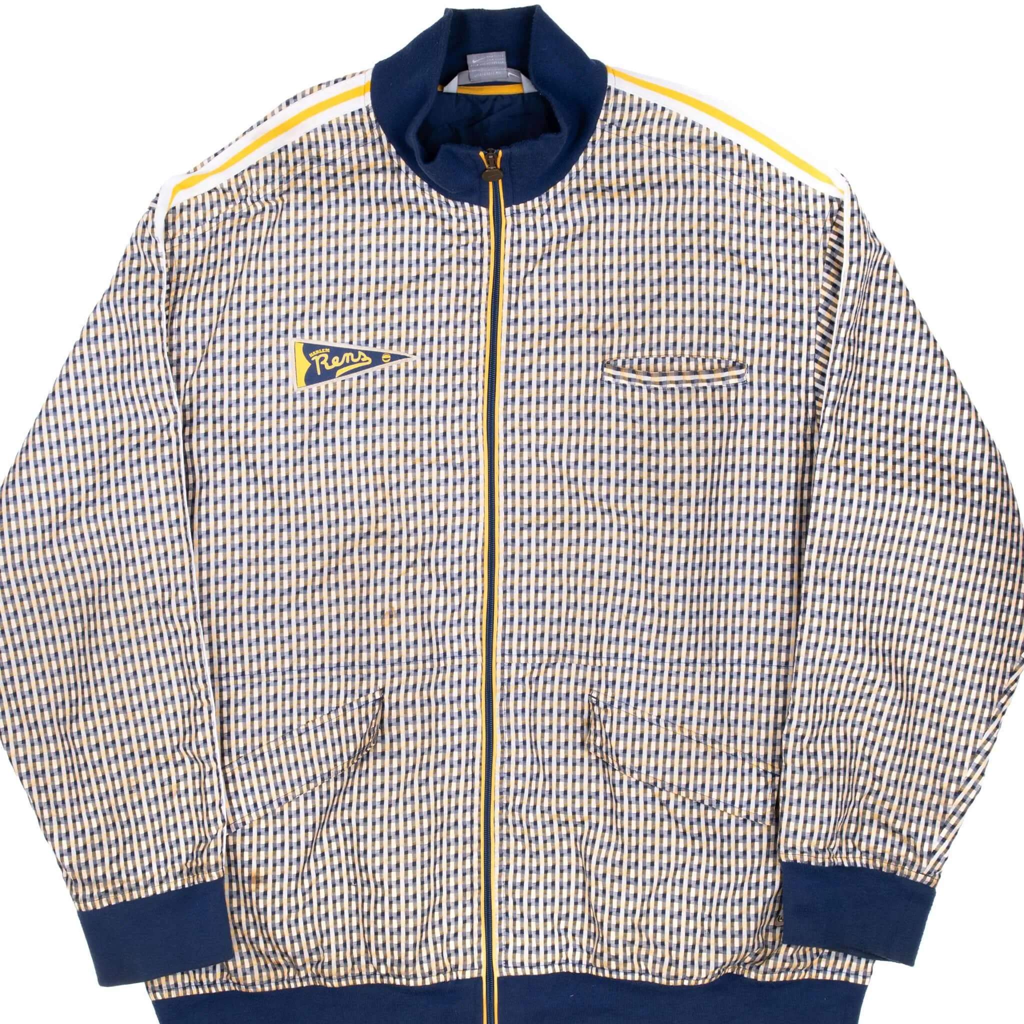 VINTAGE NIKE NY HARLEM RENS BASKETBALL WINDBREAKER JACKET 2000S XL