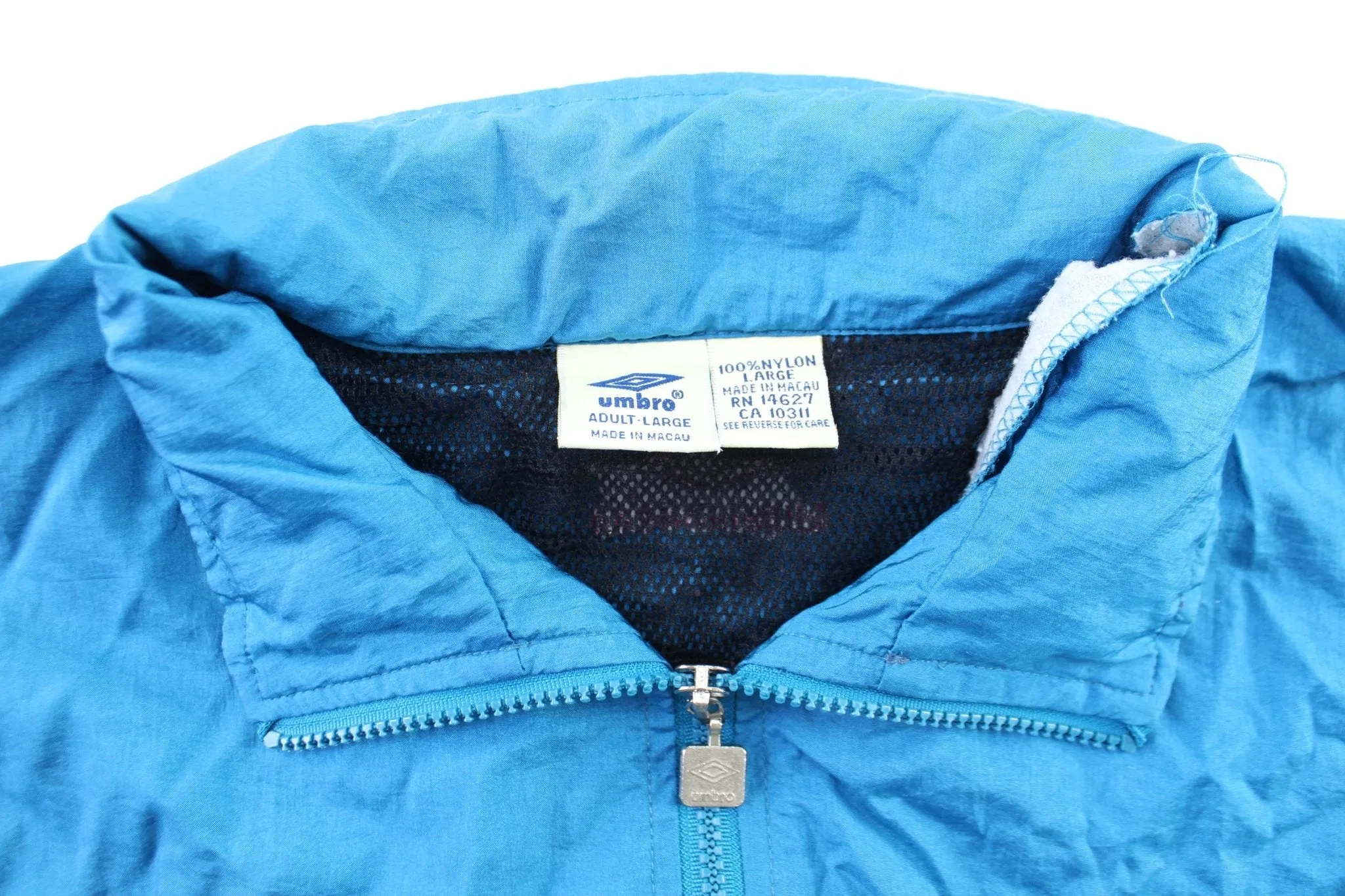 Vintage Umbro Embroidered Logo Blue & Purple Windbreaker Jacket