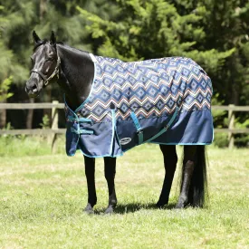WeatherBeeta ComFITec Essential Standard Neck Turnout Blanket, Medium, Sedona Star Print