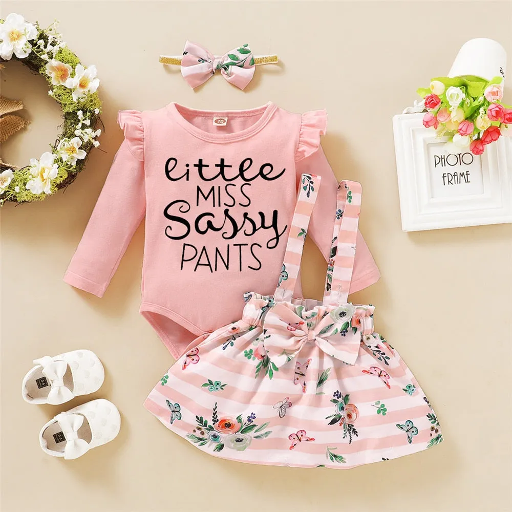 Winter Baby Romper Set For Newborns Clothes Girl Floral Bodysuit - BTGR8449