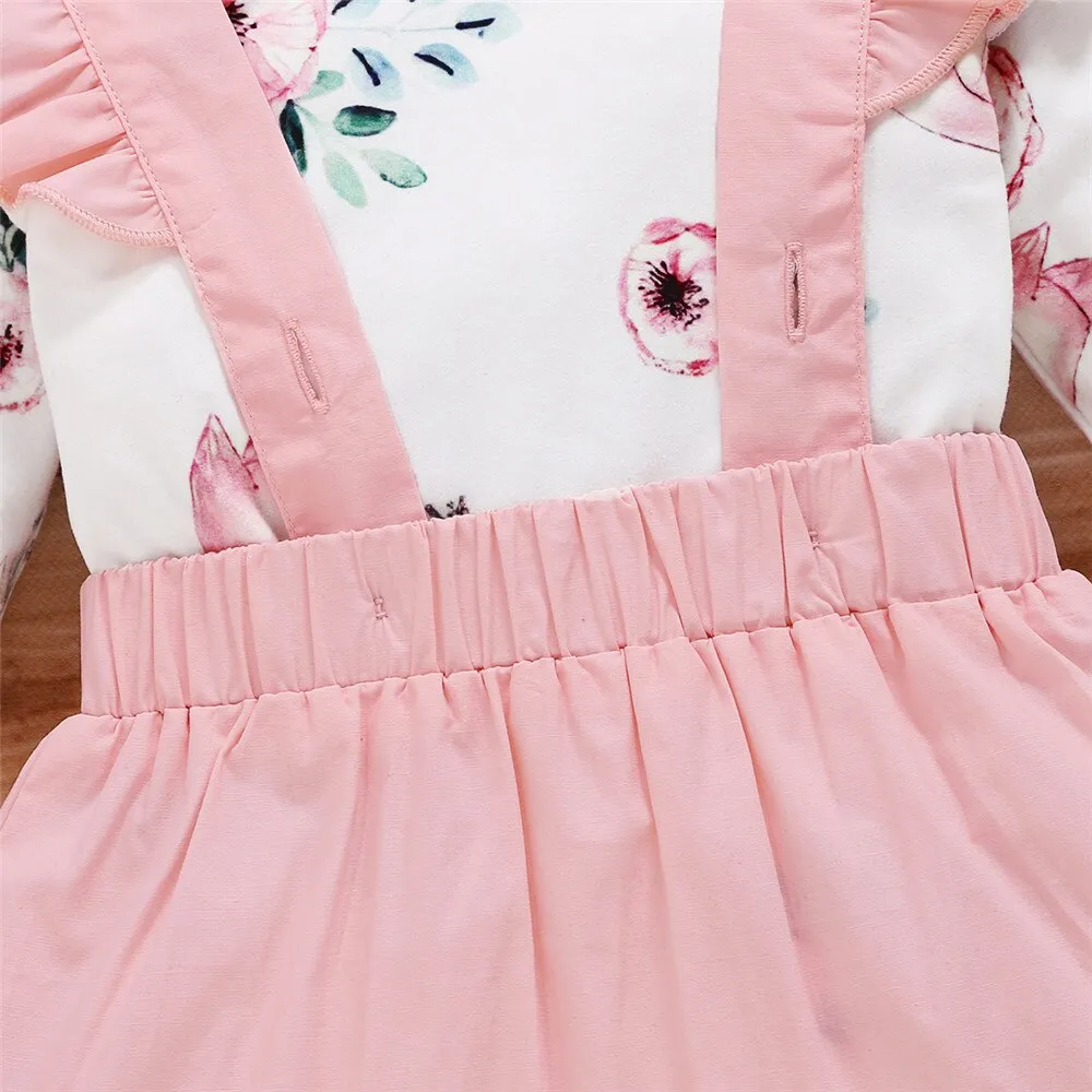 Winter Baby Romper Set For Newborns Clothes Girl Floral Bodysuit - BTGR8449
