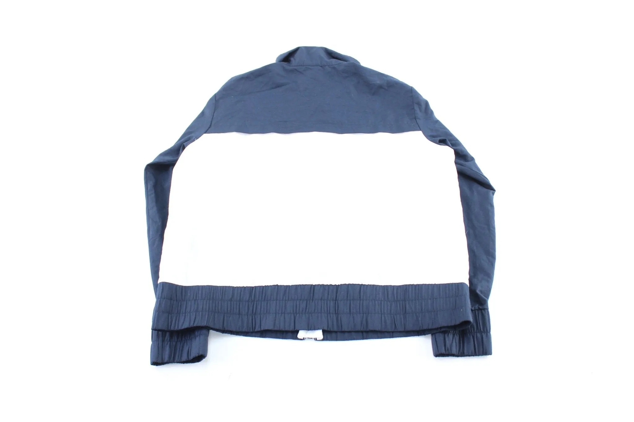 Women's Nike Embroidered Logo Blue & White Zip Up Jacket