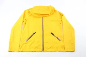 Women's Tommy Girl Jeans Embroidered Yellow Zip Up Jacket